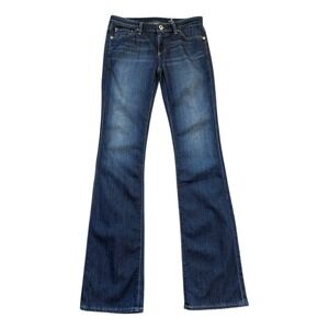 AG Adriano Goldschmied Angel Bootcut Jeans Dark Wash Low Rise Sample Size 4 27